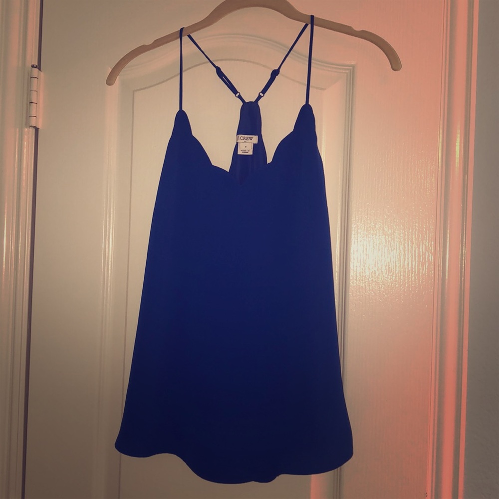 Royal blue fancy tank top!